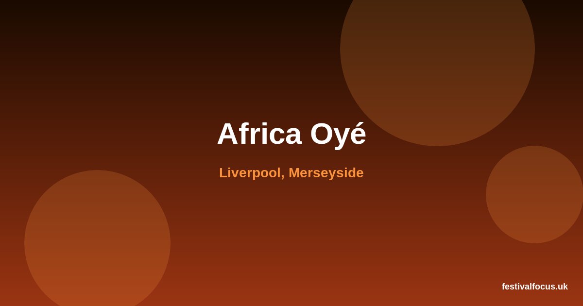 Africa Oyé