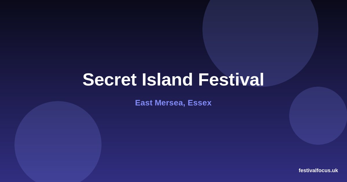 Secret Island Festival